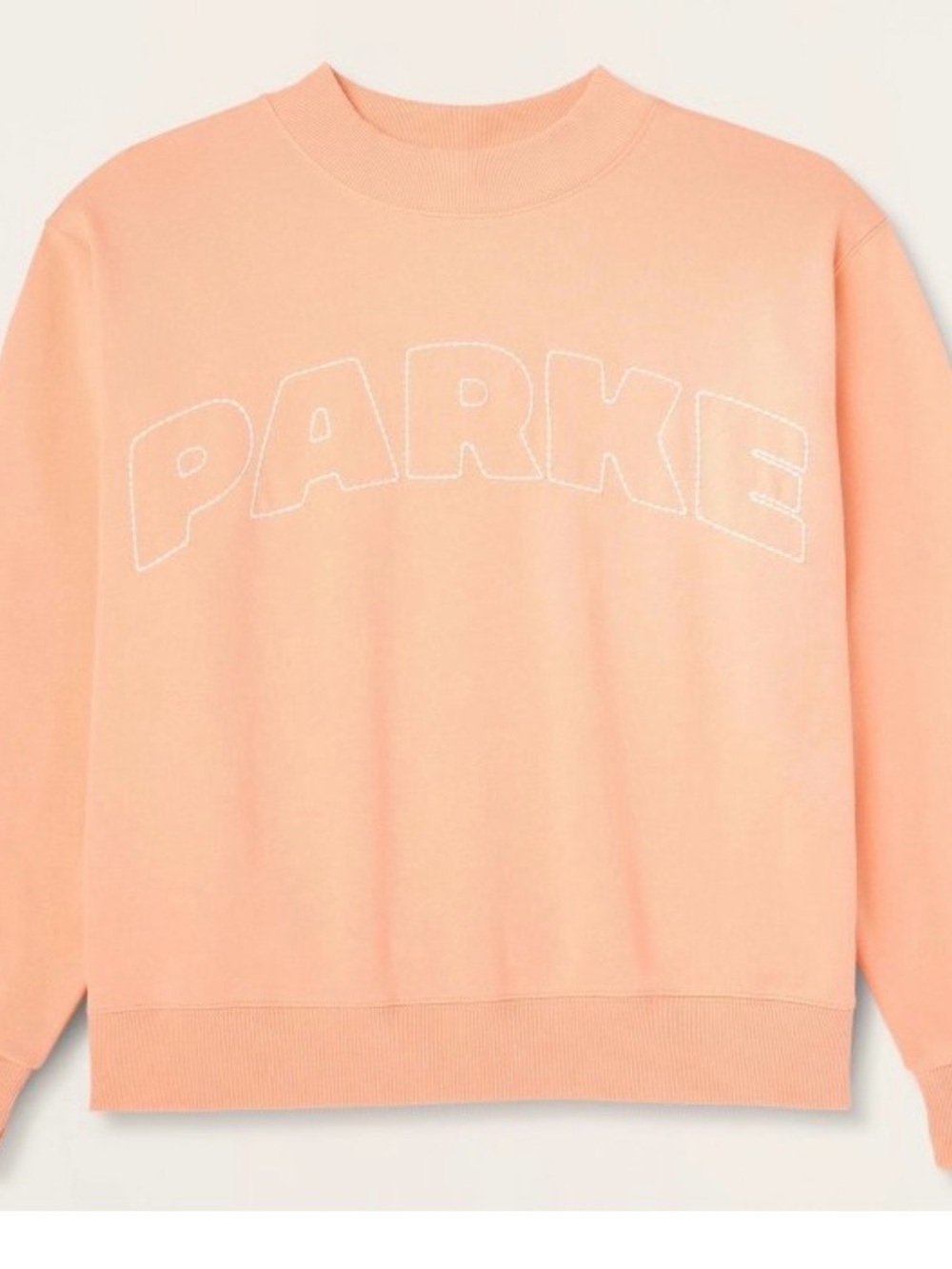 NWT Parke x Target  crewneck sweatshirt peach orange S/M